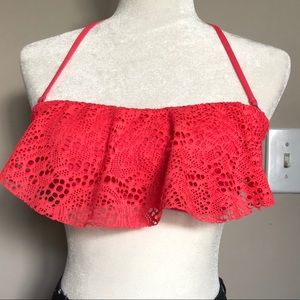 Coral Bathing Suit Top